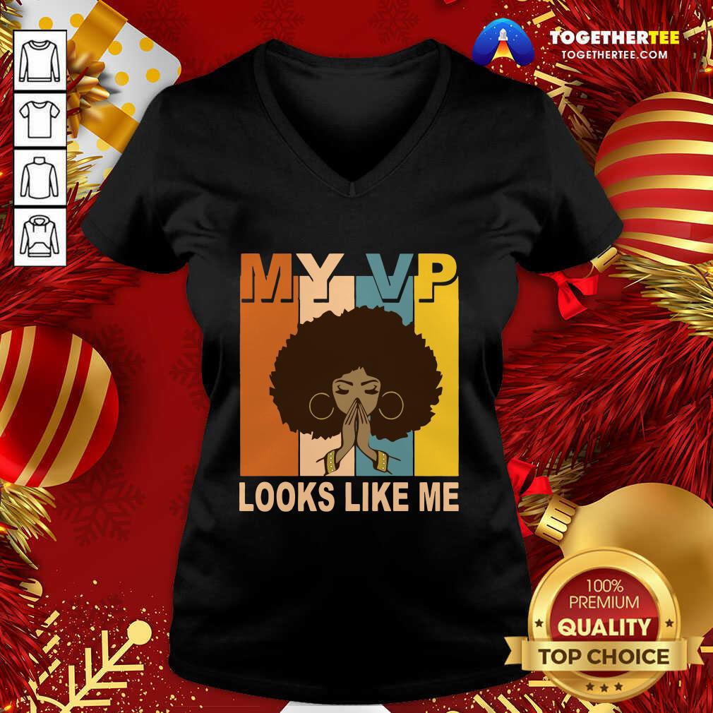 Beautiful My Vp Looks Like Me Melanin Shirt - Image 2