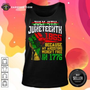 Alternative view of Nice Juneteenth 1865 Were Not Free In 1776 Shirt