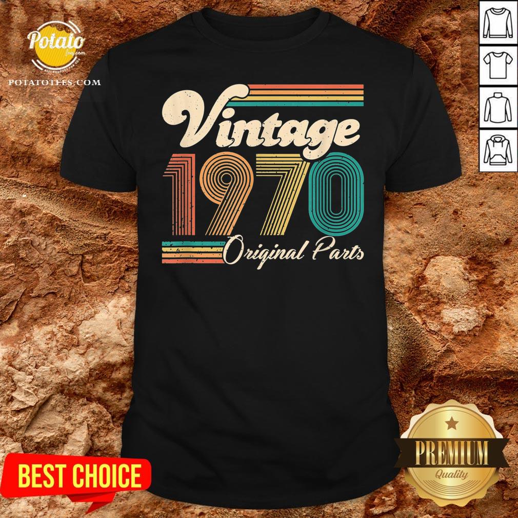 Top Vintage 1970 All Original Parts Shirt