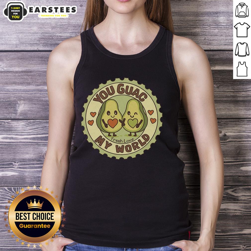 Awesome You Guac My World Fresh Love Avocado T-Shirt - Image 4