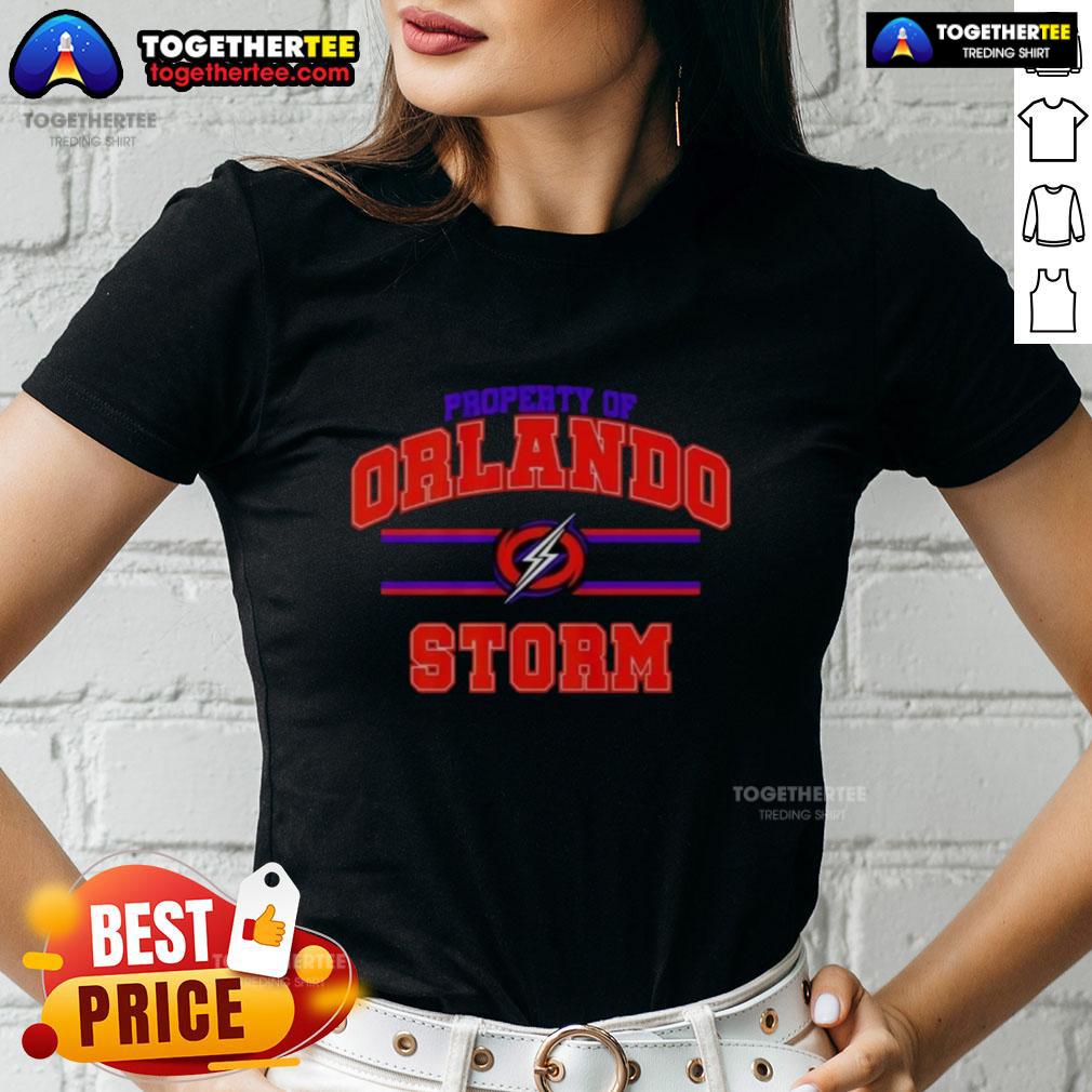 Top Property Of Orlando Storm UFL Logo T-Shirt - Image 3