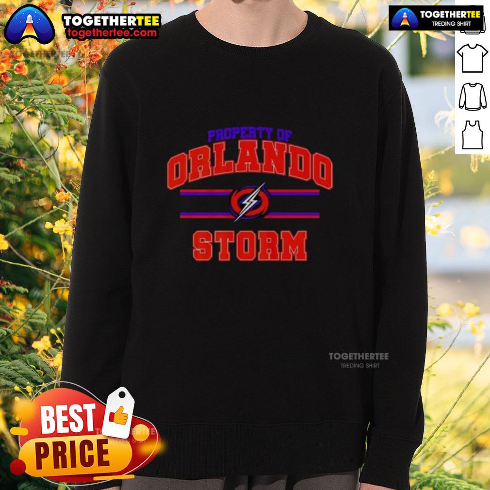Top Property Of Orlando Storm UFL Logo T-Shirt - Image 5