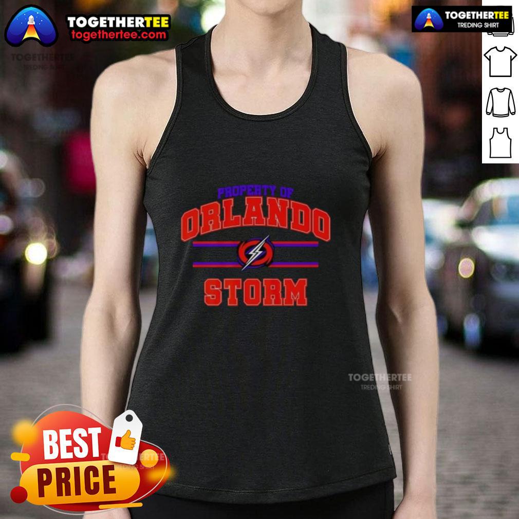 Top Property Of Orlando Storm UFL Logo T-Shirt - Image 4