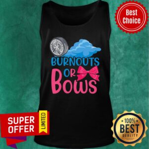 Alternative view of Burnouts Or Bows Gender Reveal Shirt