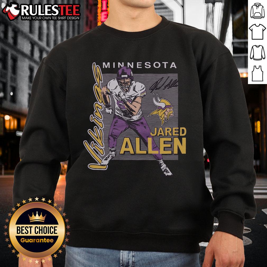 Official Vikings Jared Allen Signature T-Shirt - Image 5