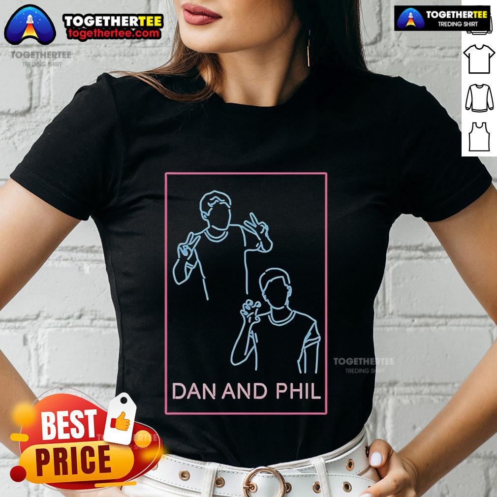 Premium Dan And Phil Neon T-Shirt - Image 3