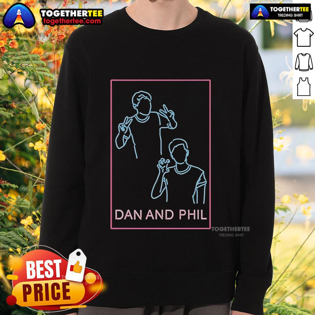 Premium Dan And Phil Neon T-Shirt - Image 5