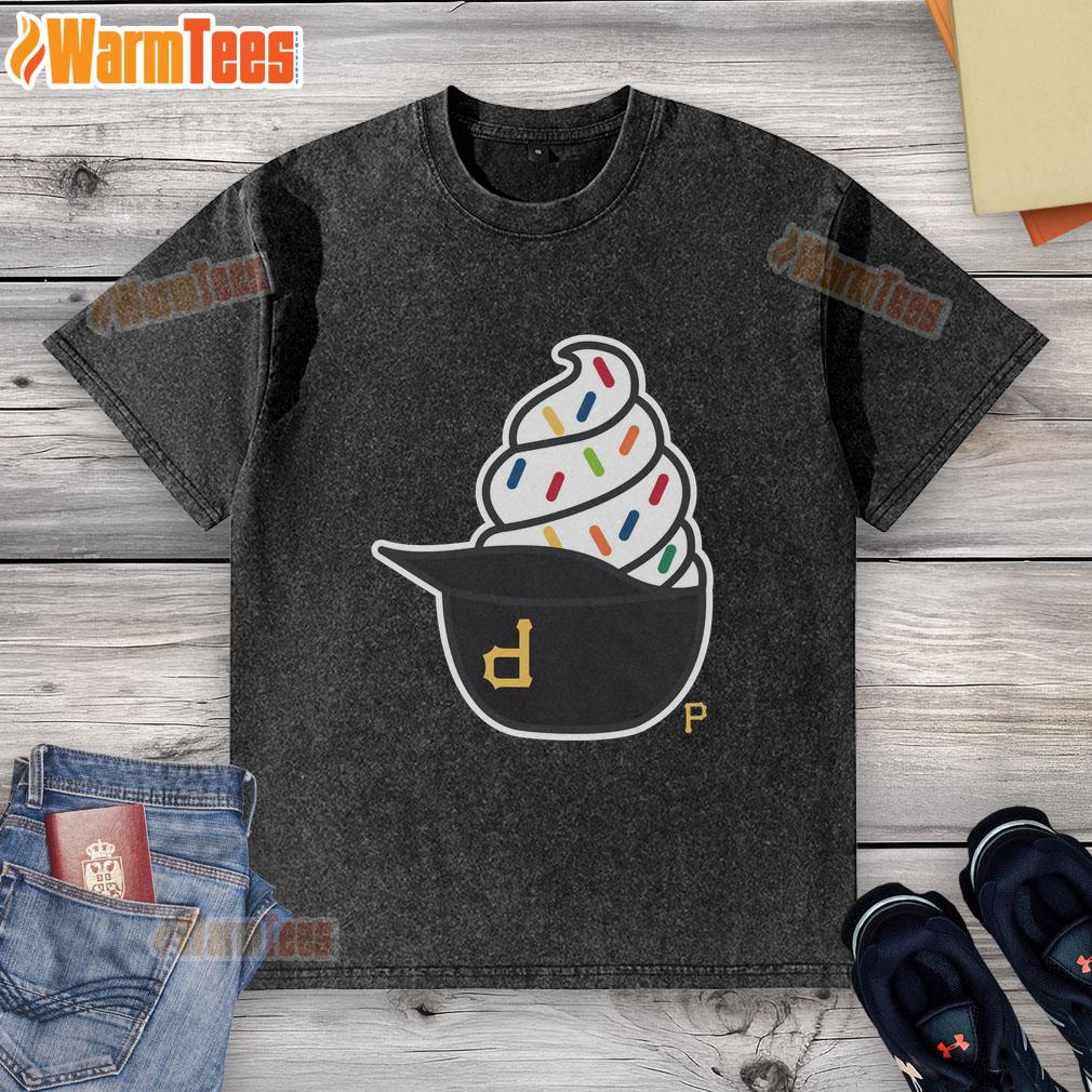 Nice Pittsburgh Pirates Ice Cream T-Shirt - Image 6