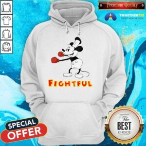 Alternative view of Steamboat Willie Mickey Boxing Fightful T-shirt