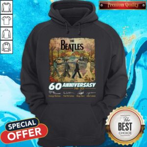 Alternative view of The Beatles 60th Anniversary 1960-2020 Thank You For The Memories Sakura Shirt