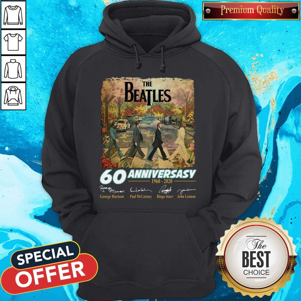 The Beatles 60th Anniversary 1960-2020 Thank You For The Memories Sakura Shirt - Image 2