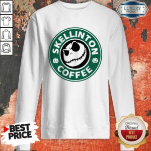 Alternative view of Top Skellington Coffee Shirt