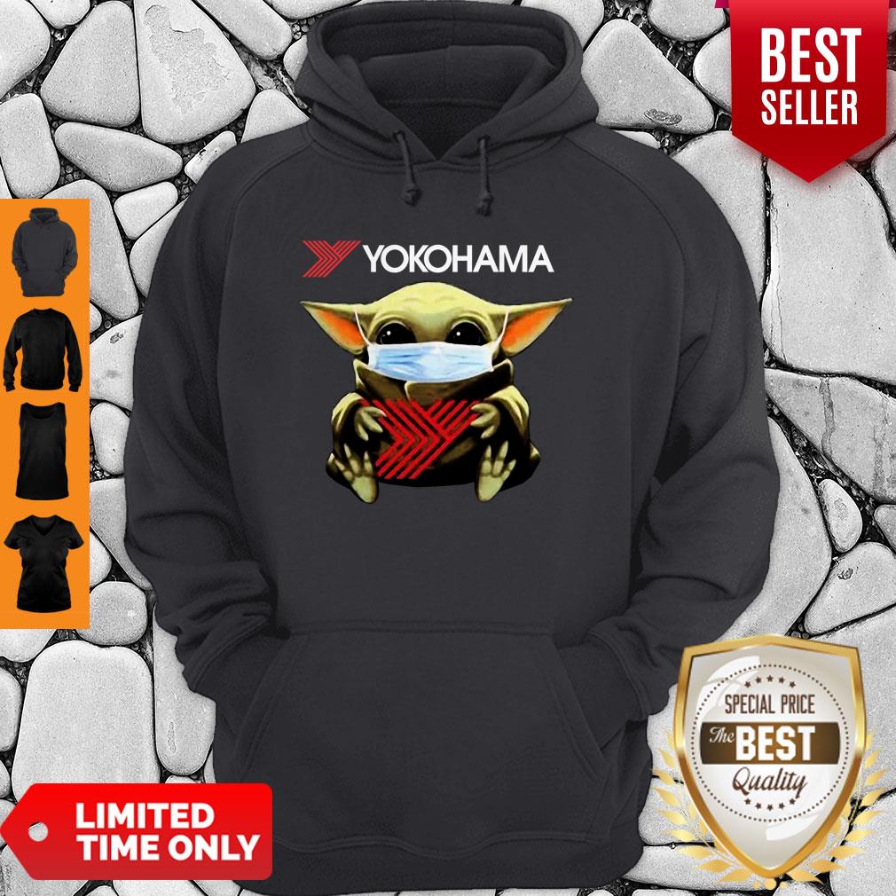 Official Baby Yoda Mask Yokohama Coronavirus Shirt - Image 3