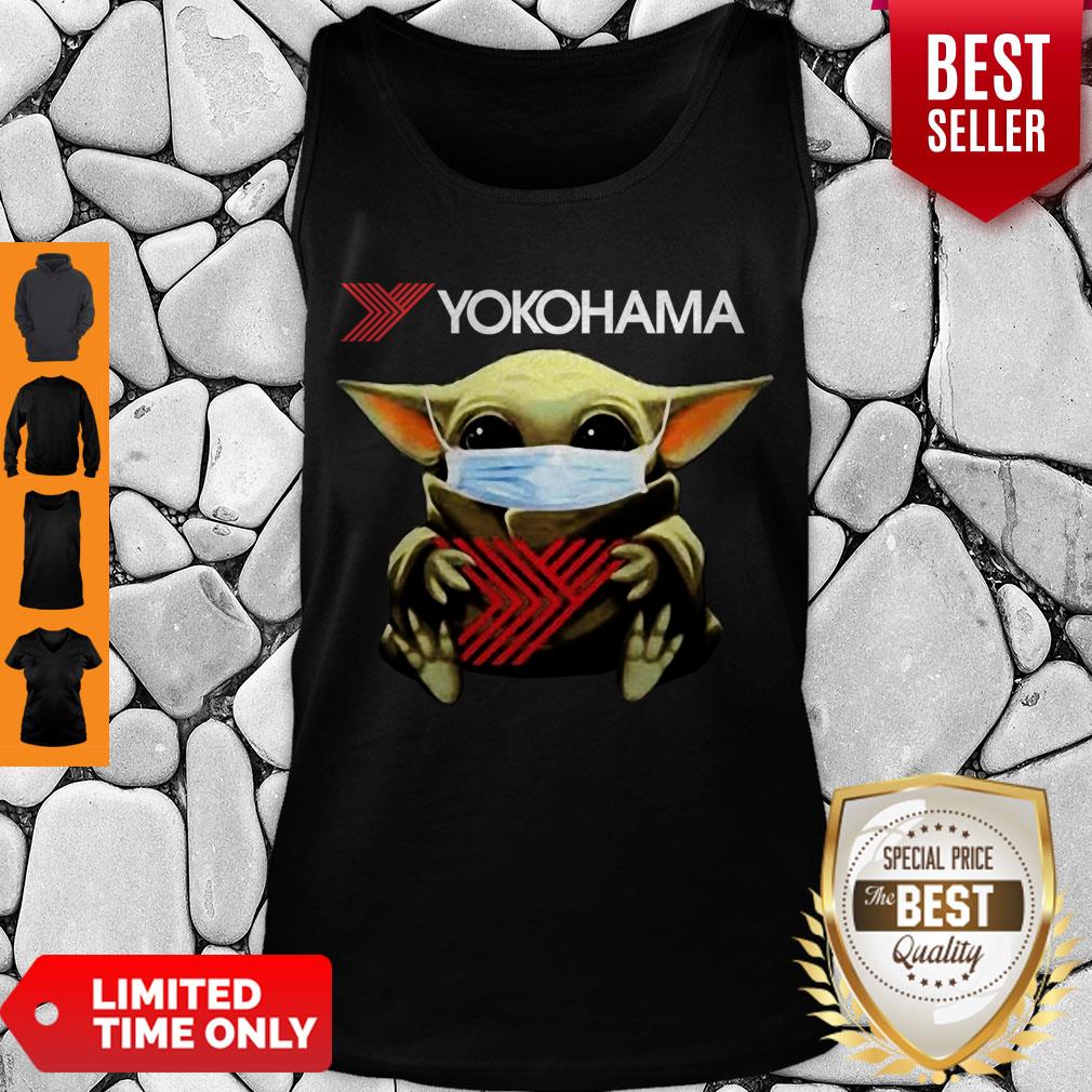 Official Baby Yoda Mask Yokohama Coronavirus Shirt - Image 5