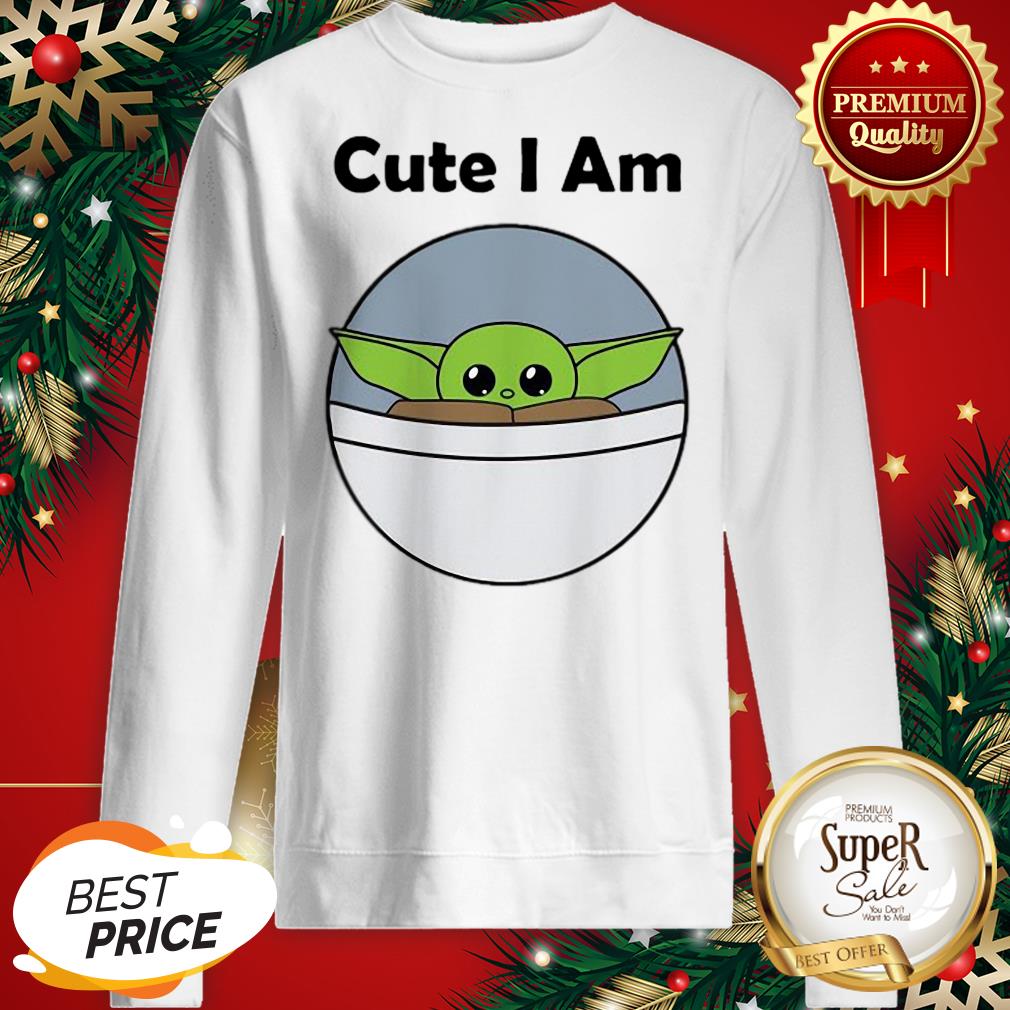 Official Cute I Am Baby Yoda Shirt - Image 4