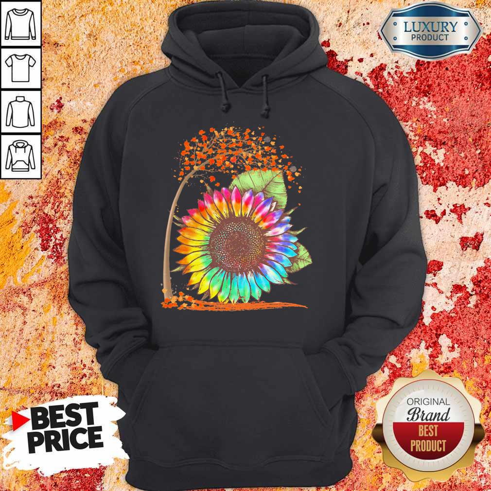 Official Fall Autumn Colorful Sunflower Shirt - Image 5