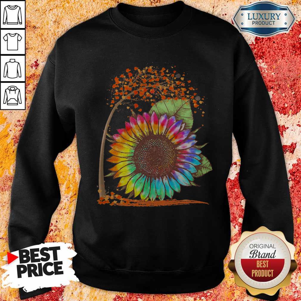 Official Fall Autumn Colorful Sunflower Shirt - Image 4