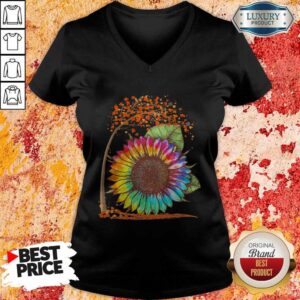Alternative view of Official Fall Autumn Colorful Sunflower Shirt