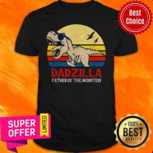 Nice Dadzilla Father Of The Monsters Vintage Shirt