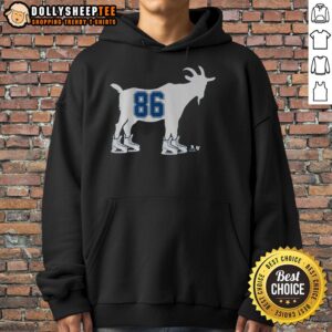 Alternative view of Premium Nikita Kucherov Goat 86 T-Shirt