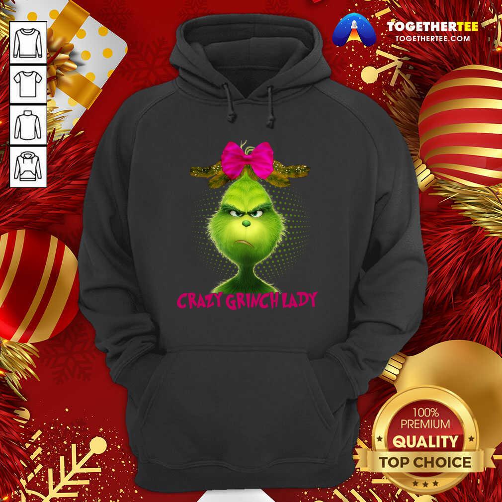 Original Crazy Grinch Lady Shirt - Image 5