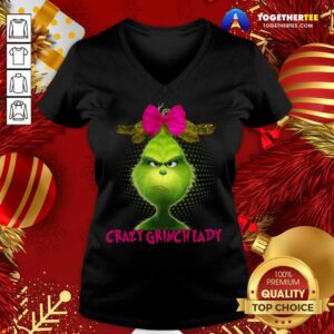 Alternative view of Original Crazy Grinch Lady Shirt