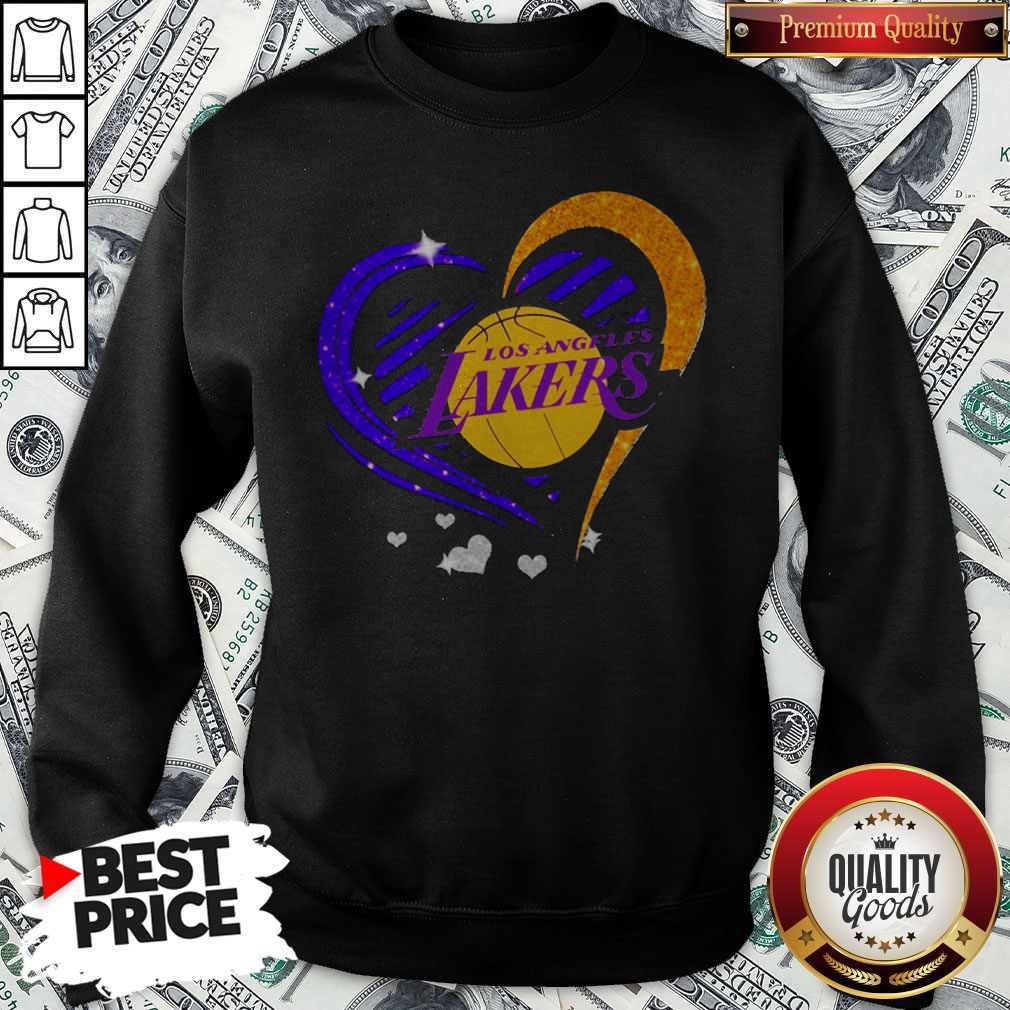 Top Los Angeles Lakers Hearts Diamond Shirt - Image 5
