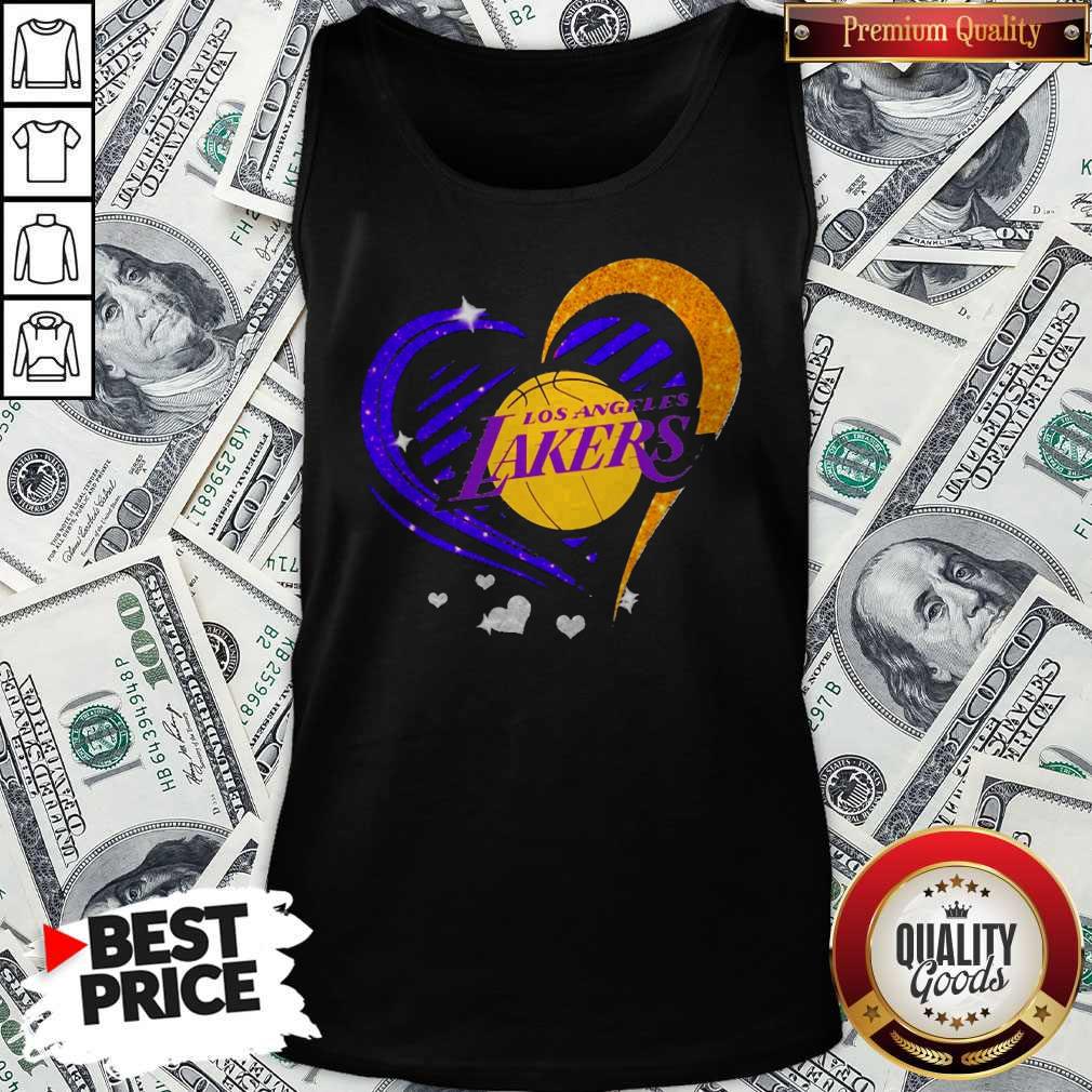 Top Los Angeles Lakers Hearts Diamond Shirt - Image 4