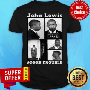 Official John Lewis Good Trouble Police Dept Nashville Tenn Shirt