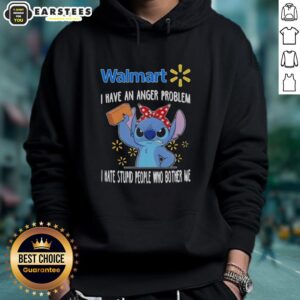 Alternative view of Cute Stitch X Walmart I Have An Anger Problem I Hate Stupid People Who Bother Me T-Shirt