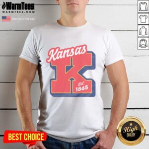 Official Kansas Est 1865 Heather Red T-Shirt