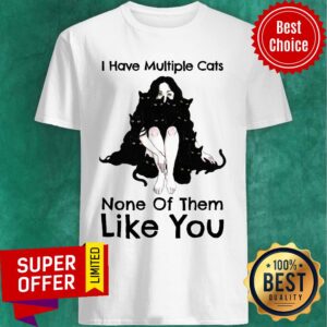 I Have Multiple Cats None Of Them Like You Shirt