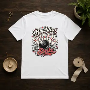 Original Bowling For Strike Tattoo Shirt