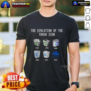 Official The Evolution Of The Trash Icon T-Shirt