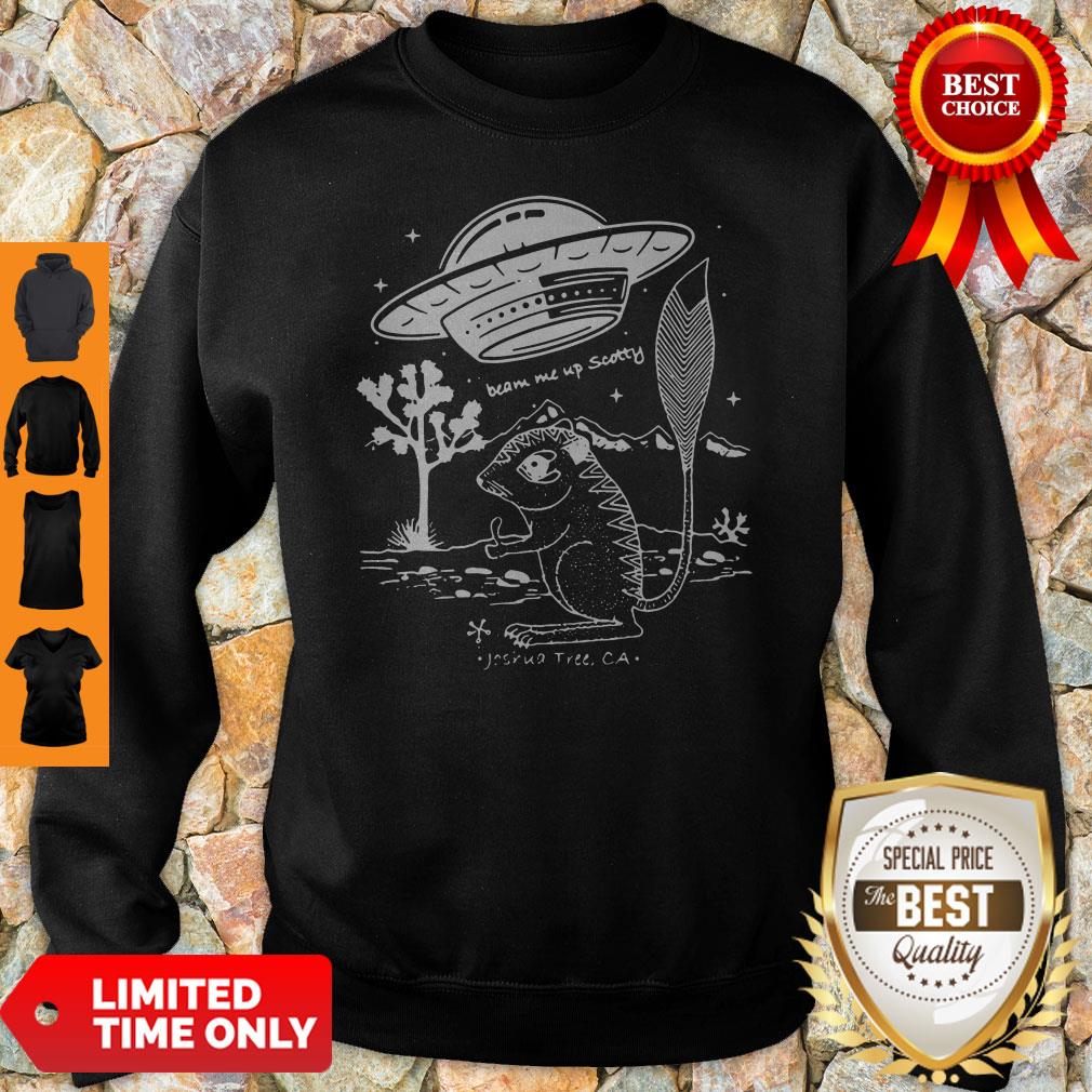 Premium Endangered Kangaroo Rat Joshua Tree Beam Me Up Scotty Shirt - Image 2