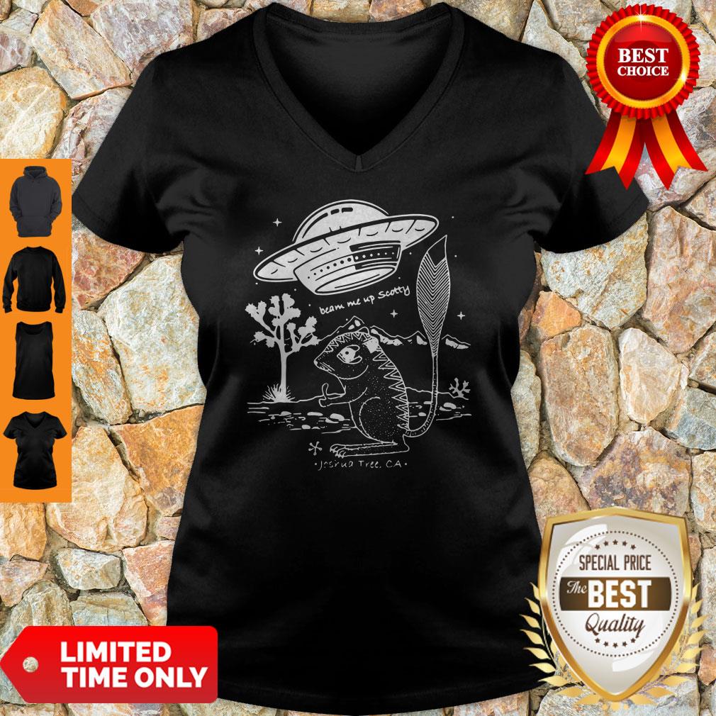 Premium Endangered Kangaroo Rat Joshua Tree Beam Me Up Scotty Shirt - Image 4