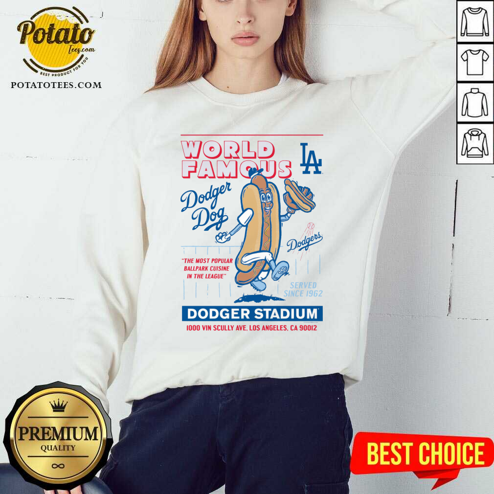 Dodger Dog Tee Los Angeles Dodgers T-Shirt - Image 5