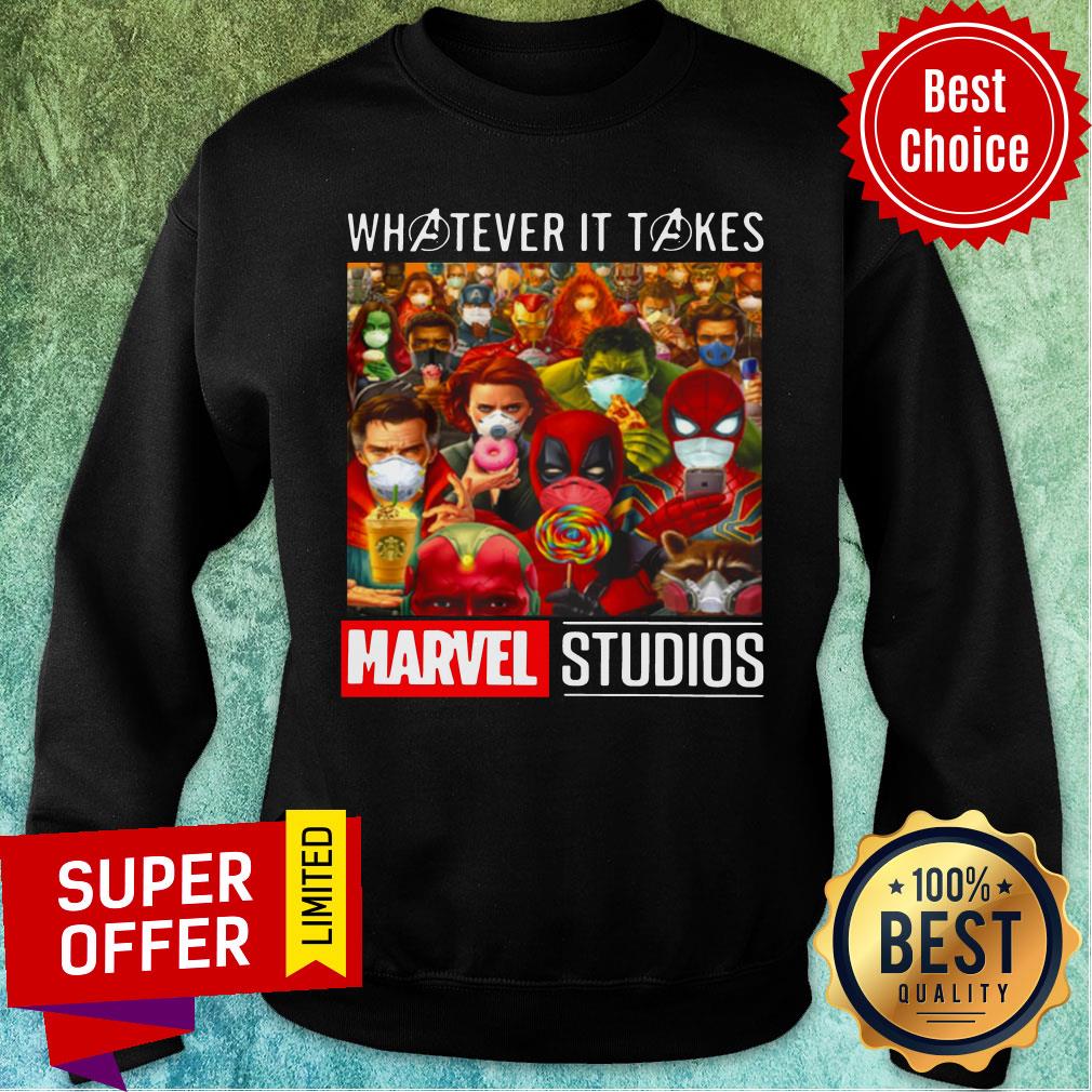 Nice Whatever It Takes Marvel Studios Avengers Face Mask Shirt - Image 4