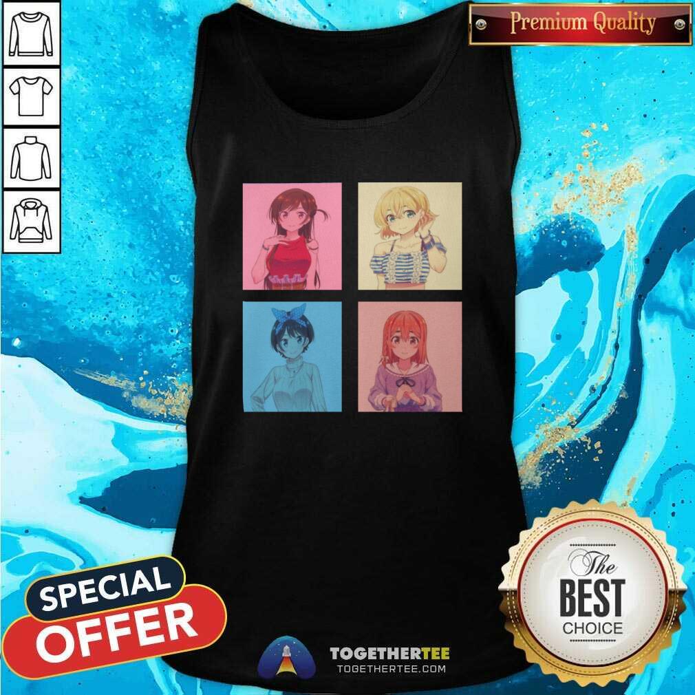 Cute Kanojo Okarishimasu Ruka Chizuru Sumi Mami Anime Shirt - Image 4