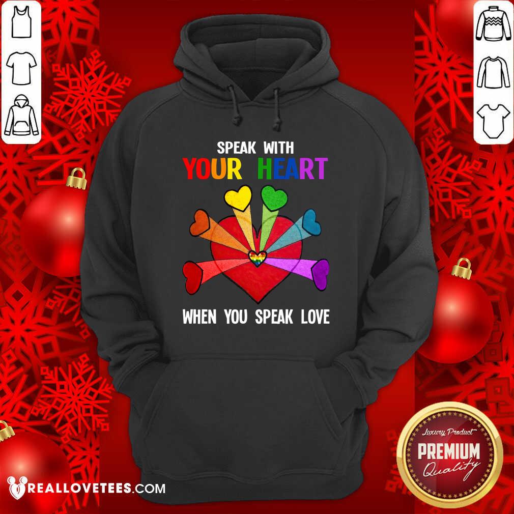 LGBT Speak With Your Love Shirt - Image 2