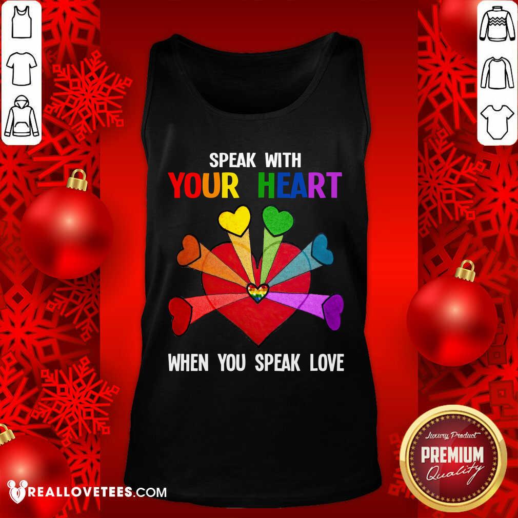 LGBT Speak With Your Love Shirt - Image 4