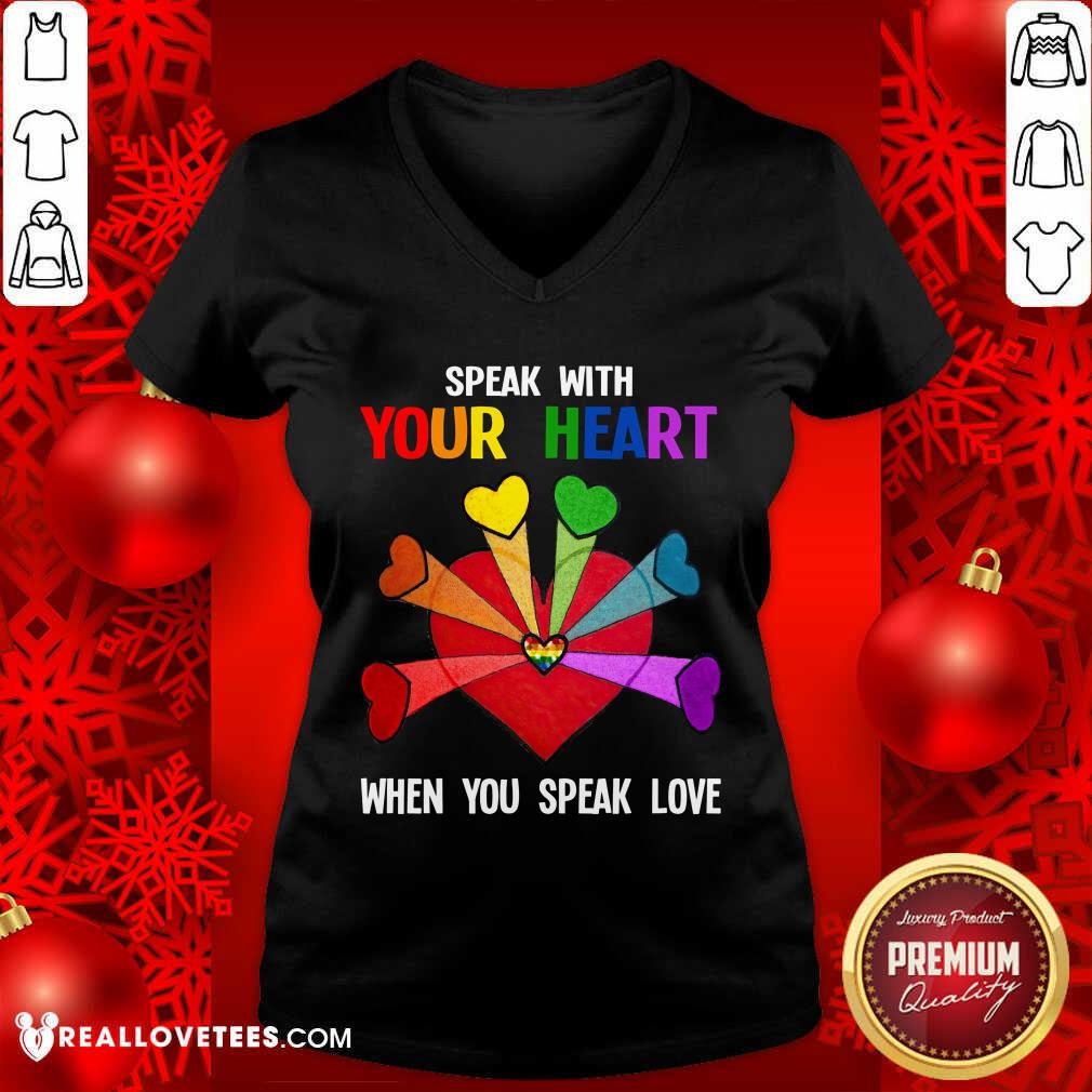 LGBT Speak With Your Love Shirt - Image 3