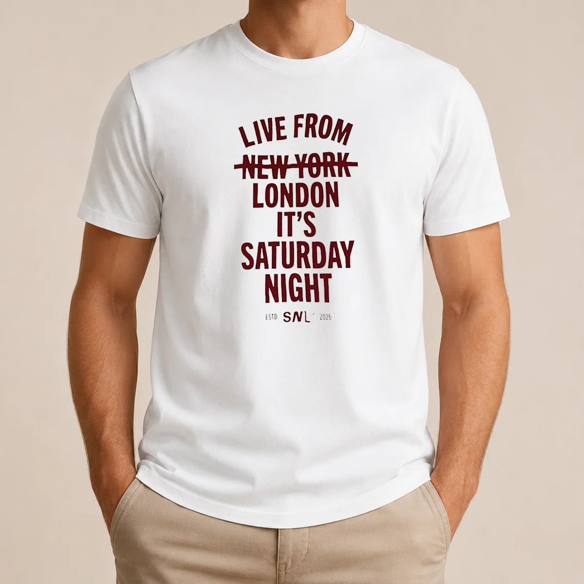 Nice Live From London It'S Saturday Night Live UK In 2026 Shirt