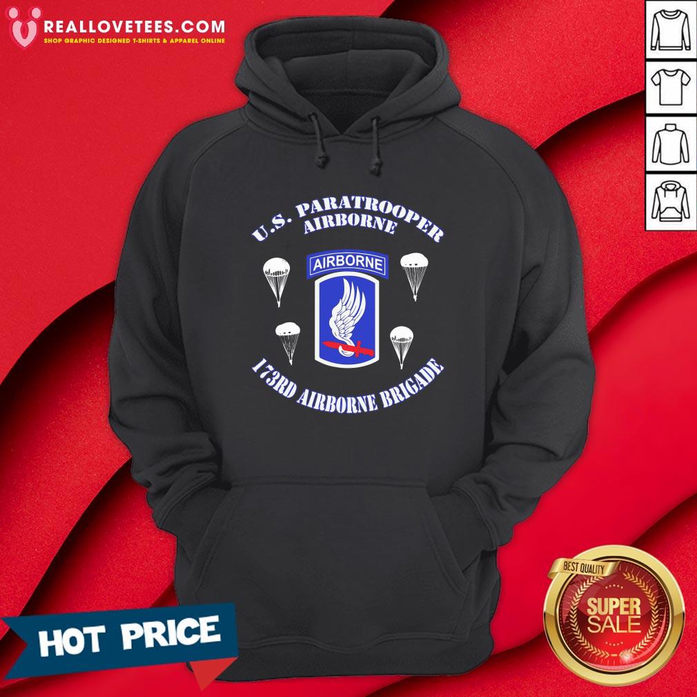 Vip Us Paratrooper Airborne 173rd Airborne Brigade Shirt - Image 4