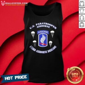 Alternative view of Vip Us Paratrooper Airborne 173rd Airborne Brigade Shirt