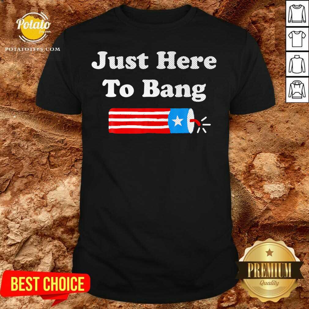4th Of July 2021 Just Here To Bang Us 2021 Shirt