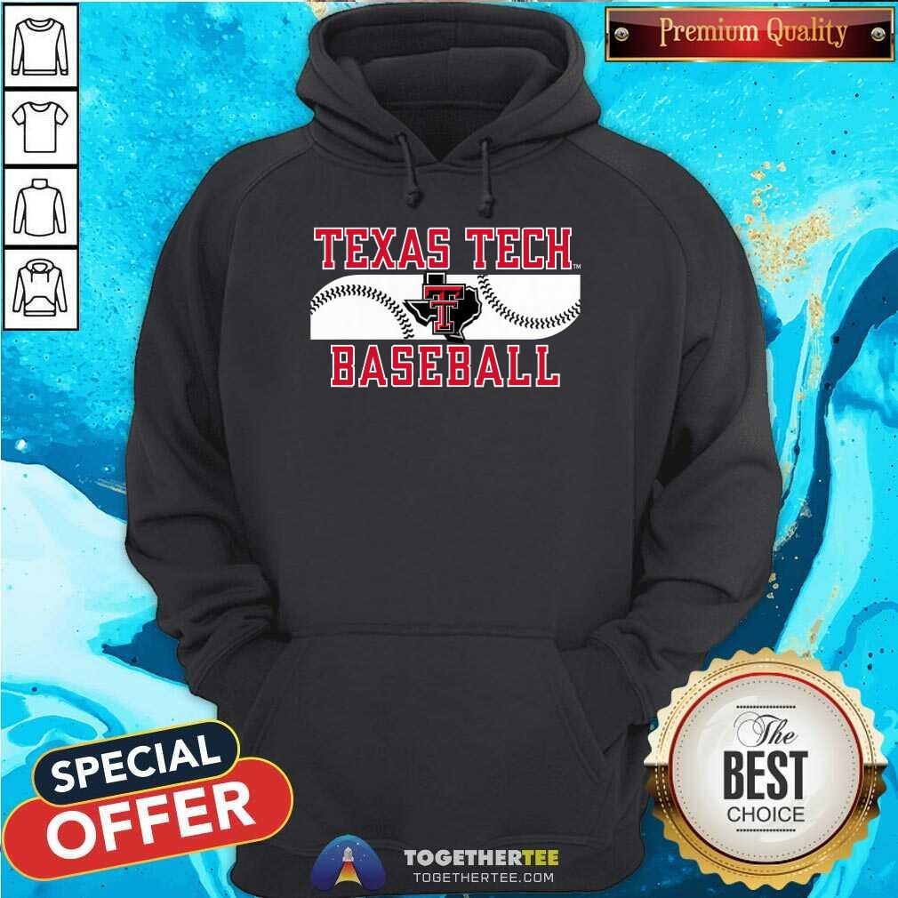 Texas Tech Texas Map Baseball T-shirt - Image 2