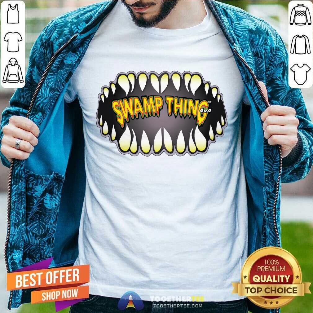 Swamp Thing 4x4 Adult T-shirt