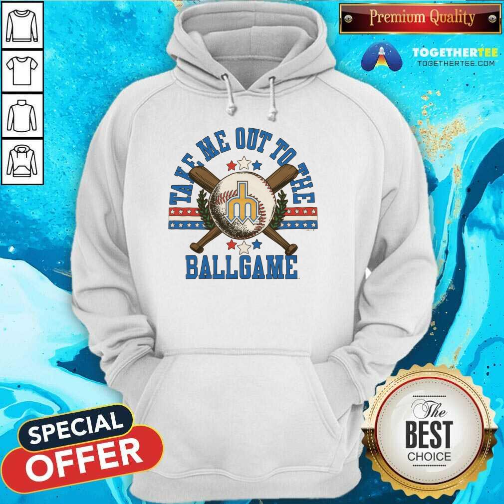 Nice Seattle Mariners Take Me Out To The Ballgame T-Shirt - Image 2