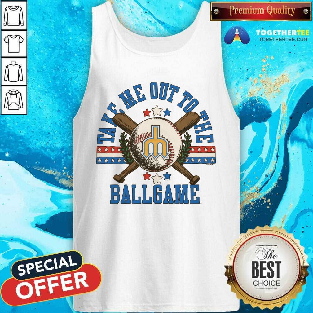 Nice Seattle Mariners Take Me Out To The Ballgame T-Shirt - Image 4
